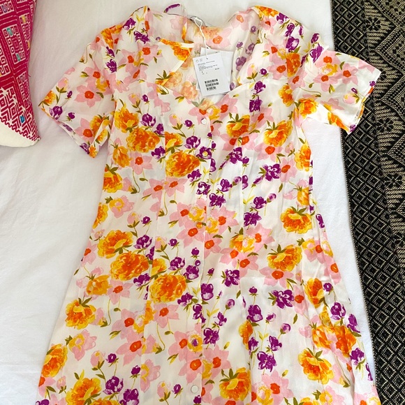 & Other Stories Floral Mini Dress - NEW - Picture 5 of 11